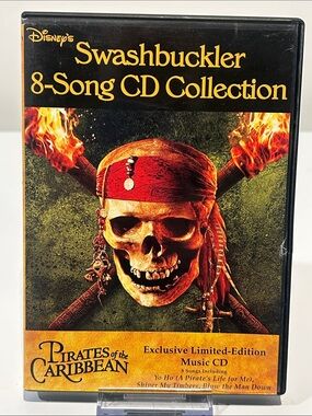 🤯5 for $20🤯 Disney’s Pirates Of The Caribbean “Swashbuckler 8-Song CD Collection